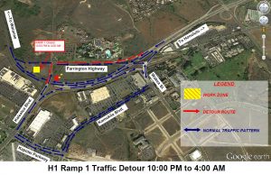 CLOSURE OF THE WESTBOUND CAMPBELL INDUSTRIAL PARK OFFRAMP FROM THE H-1 FREEWAY SCHEDULED FOR THURSDAY NIGHT, MARCH 14