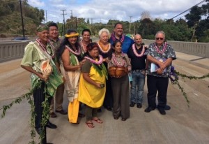 Federal, State and County Dignitaries gather to dedicate the New Lihue Mill Bridge 