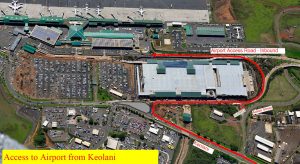OUTBOUND LANES OF AIRPORT ACCESS ROAD AT KAHULUI AIRPORT TO OPEN ON MONDAY, OCTOBER 15
