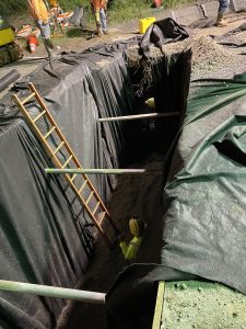 shoring trench