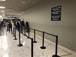 The new TSA checkpoint on the ground level between baggage claims 8 and 9 of Terminal 1 at HNL is available between 10 a.m. to 2 p.m. daily to help alleviate security line congestion during peak travel times.