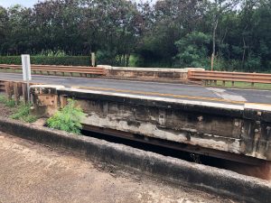 Nanahu Stream Bridge will be replaced.