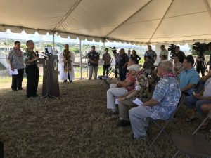 Governor David Y. Ige addressed the importance of infrastructure projects that help improve the quality of life for residents.