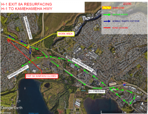 NIGHTLY CLOSURES SCHEDULED AT THE PAIWA INTERCHANGE AND THE WAIPAHU/PEARL CITY OFFRAMP (EXIT 8A) BEGINNING JULY 26