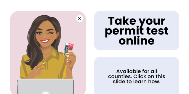 slider image for online permit test page